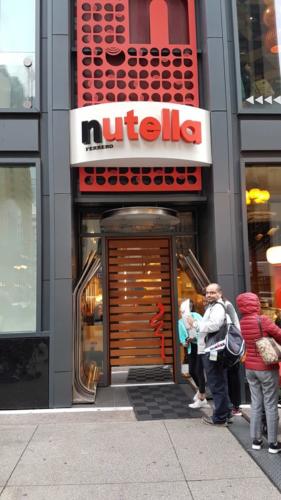 Une boutique Nutella, première fois que je vois ça